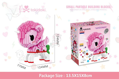 TOKIDOKI Unicorn High Difficulty Decompression Building Blocks Toys Particle Assembling Toys Puzzle Creative Ornaments