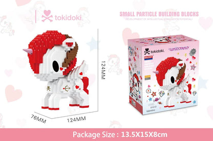 TOKIDOKI Unicorn High Difficulty Decompression Building Blocks Toys Particle Assembling Toys Puzzle Creative Ornaments