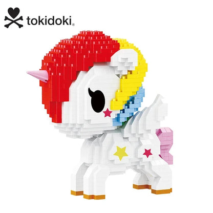 TOKIDOKI Unicorn High Difficulty Decompression Building Blocks Toys Particle Assembling Toys Puzzle Creative Ornaments